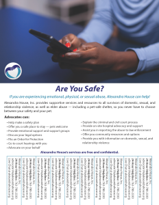 Are You Safe Flyer 2026 - Tear Off